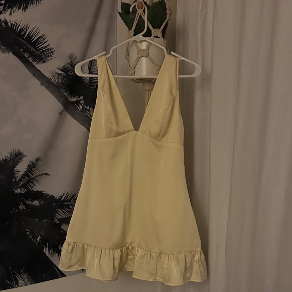 Hello Molly Pale Yellow Summer Dress